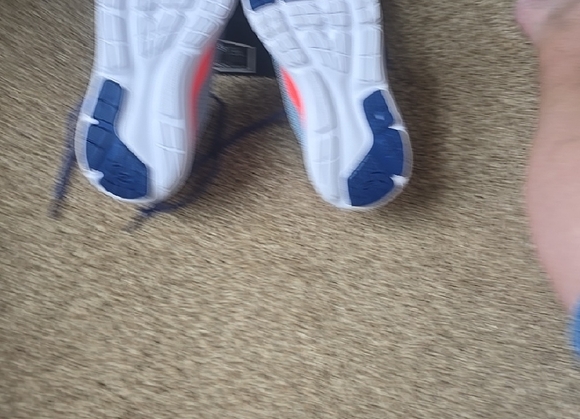 Under Armour Kids' Blue and Orange Athletic Shoes - Picture 4 of 7